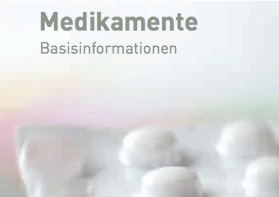 Broschüre Basisinformationen über Medikamente (DHS)